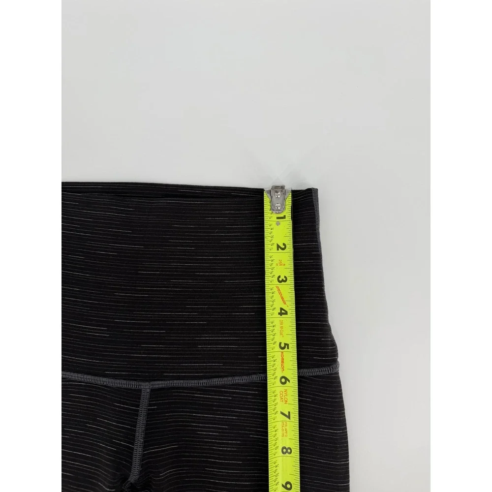 Lululemon Ombre Space Dye High Rise Leggings Black Grey Size 4 Yoga Training